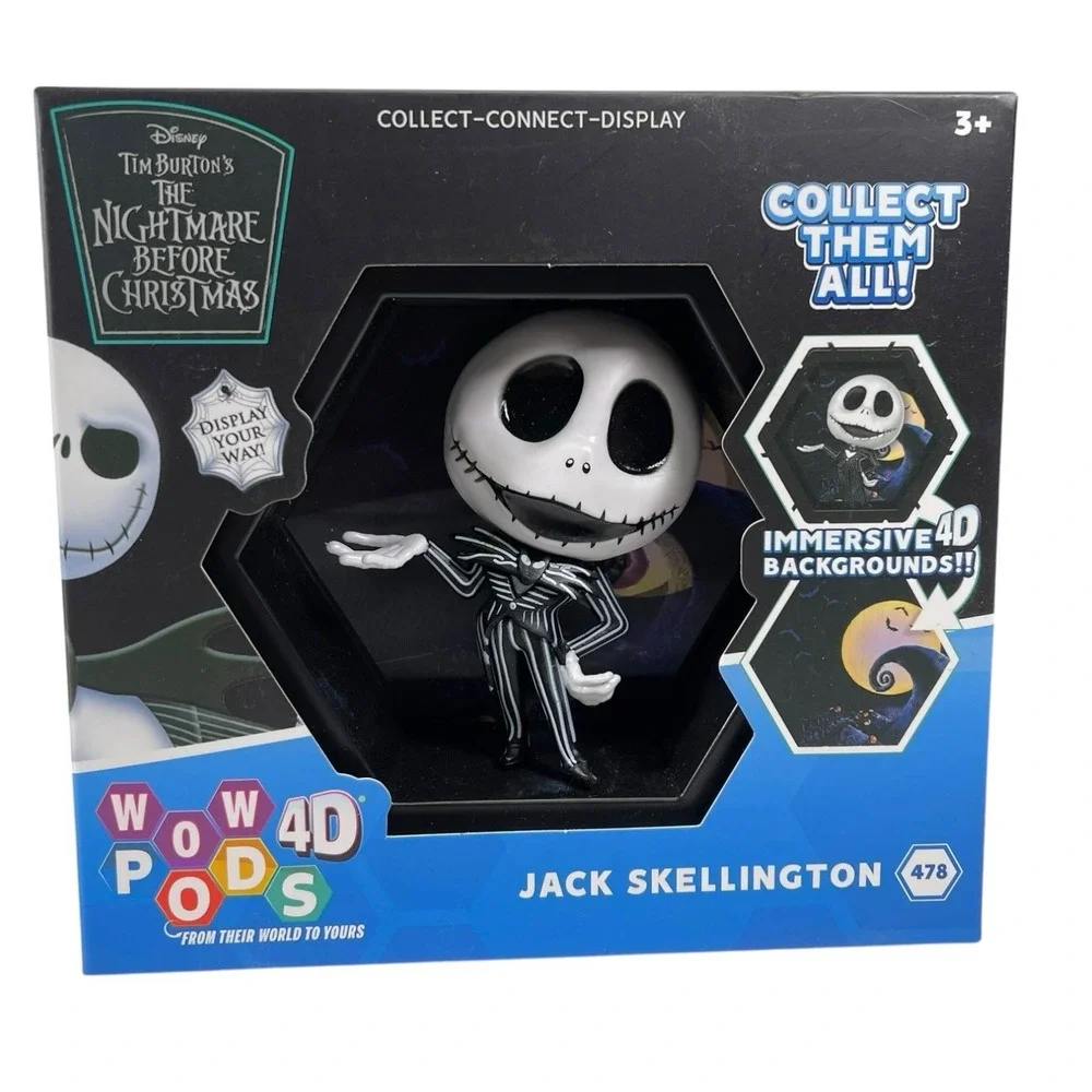 NEW Wow Pods 4D Stacking Nightmare Before Christmas Jack Skellington #478 Disney